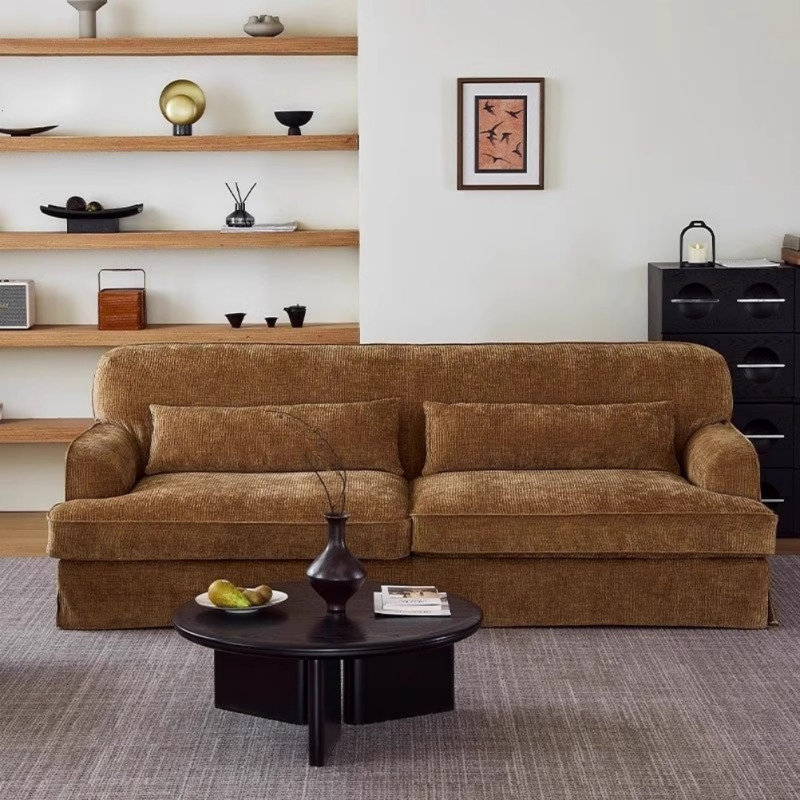 Retro Casual Creative Sofa, Brown