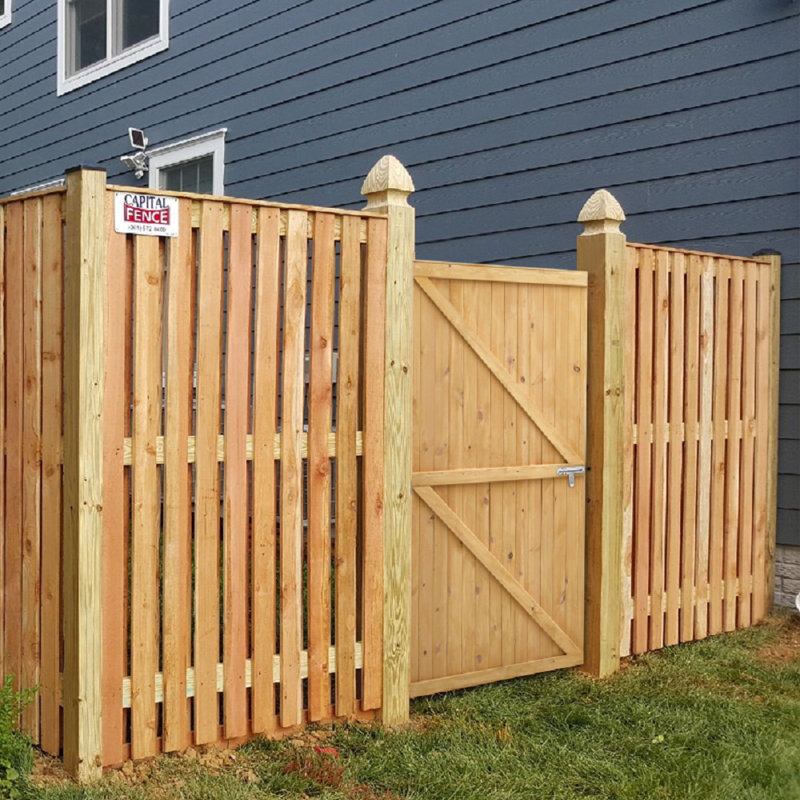 Luana Wood Gate, 152cm H x 91cm W x 2cm D