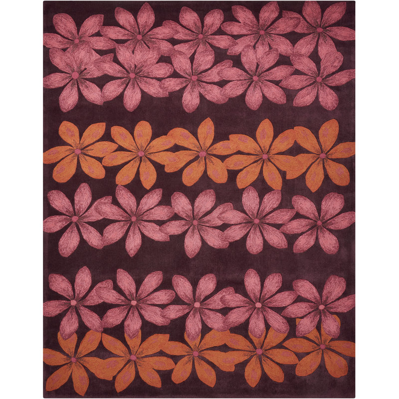 Beeler Floral Hand Woven 152cm X 229cm Area Rug