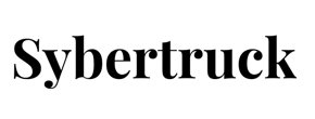 Sybertruck Logo