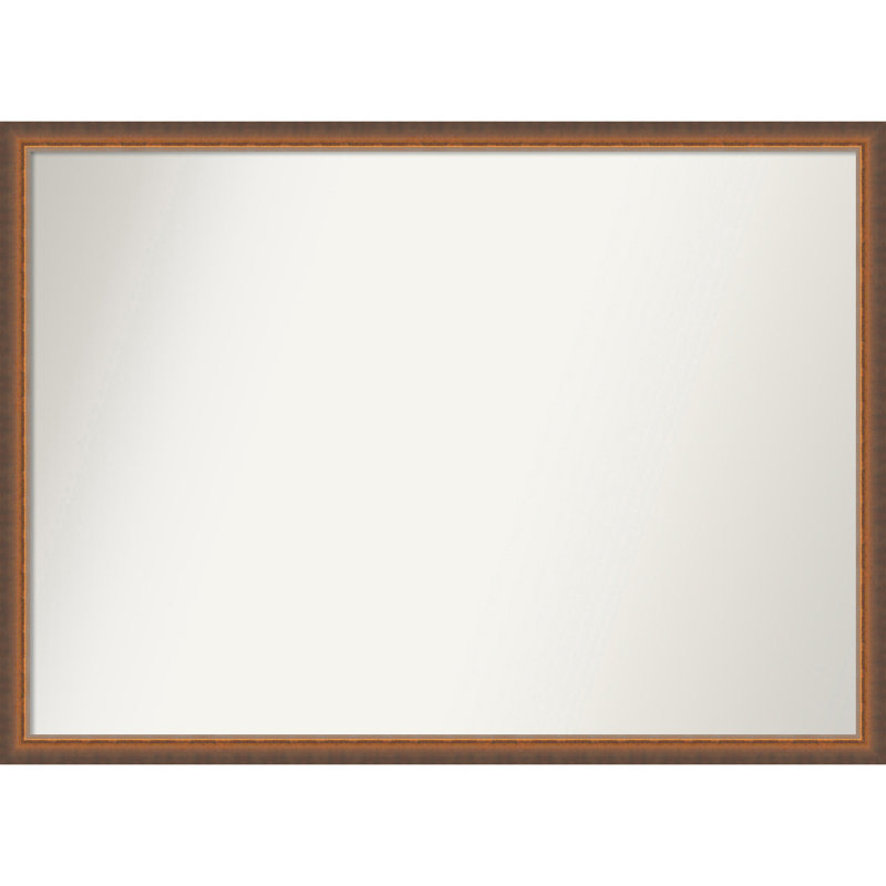 Miroir mural Hallard, Rectangle, 29,25 po x 40,25 po, Bronze