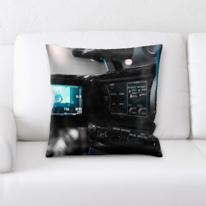 Microsuede Reversible Throw Pillow