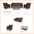 Lorentz 5 - Person Patio Conversation Sets