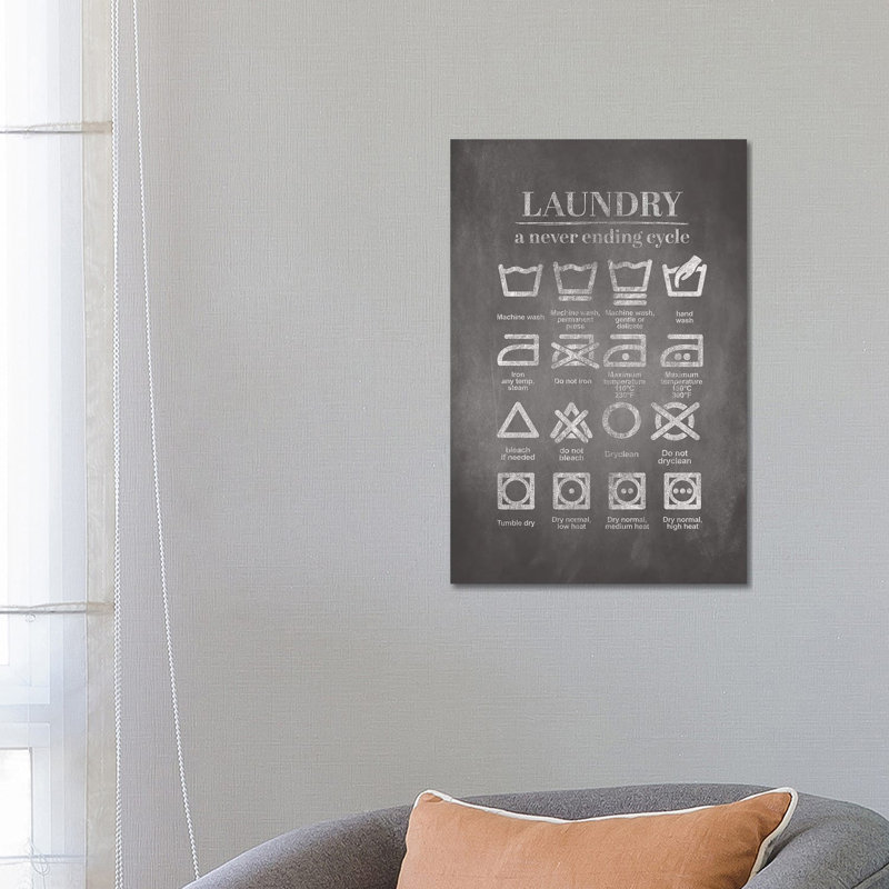 Washing Cycle - Wrapped Canvas Print, 66.04 cm H x 45.72 cm W x 3.175 cm D