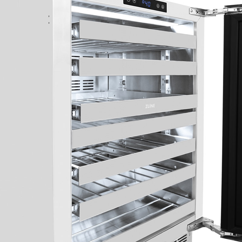 23.88 44 Bottle Wine Refrigerator, Champagne Bronze