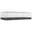 Grande volière vidaXL en acier galvanisé argent et gris anthracite-394527948