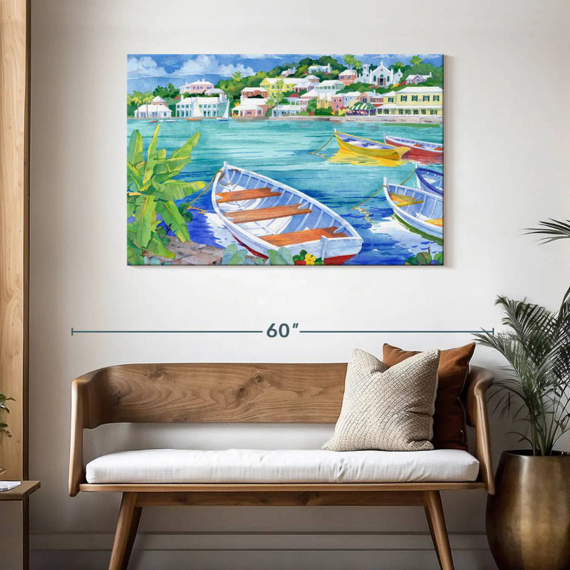 Mehar St. George Harbor, 30" H x 45" W
