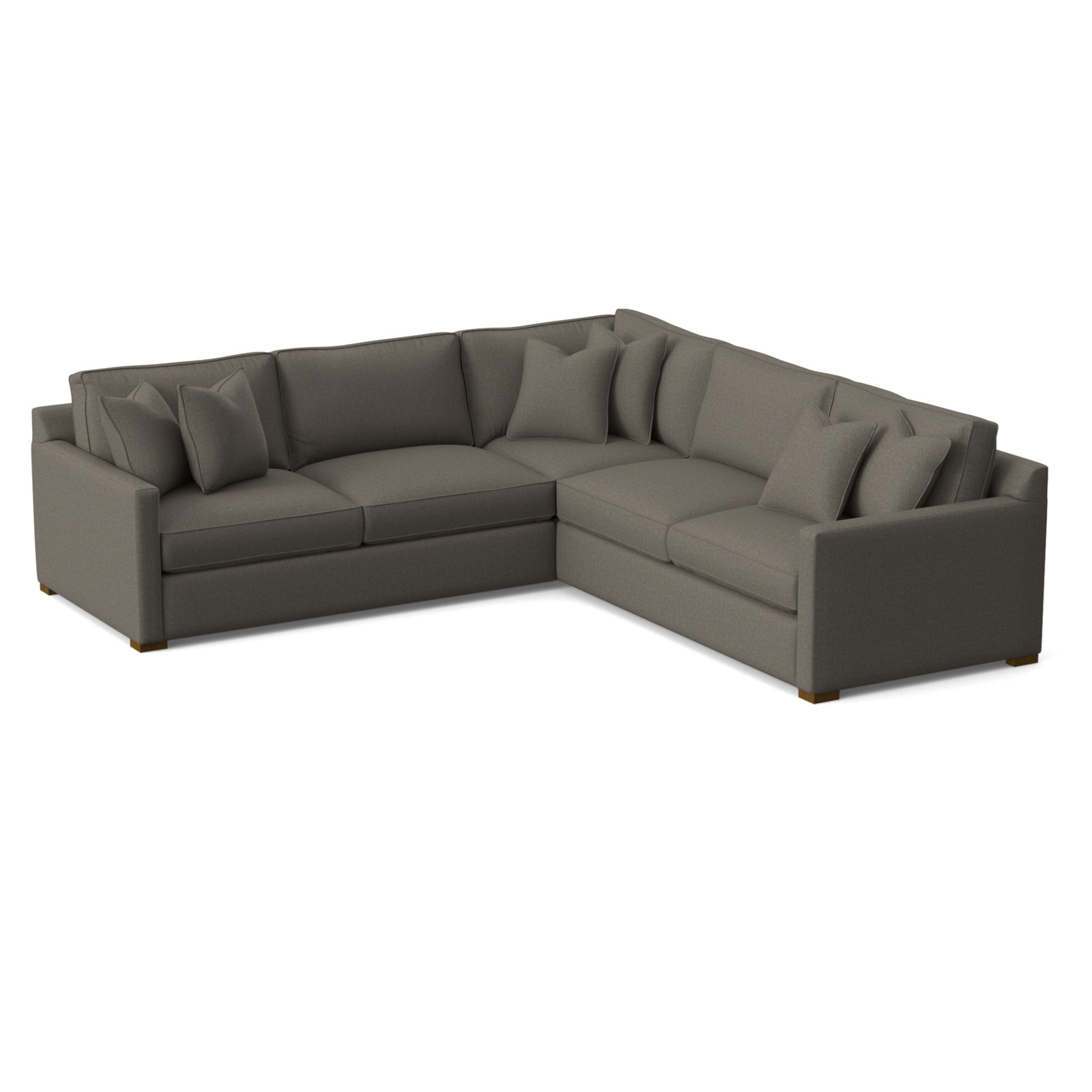 Bel-Air L-Sectional, Gray Sugar Performance; 0863-84, Havana