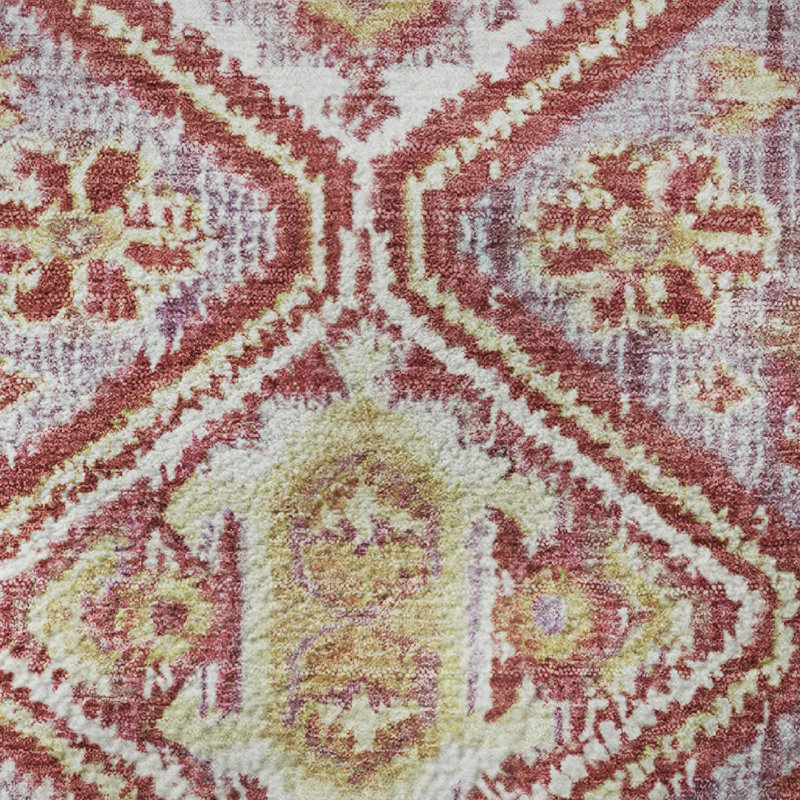 Tapis aztèque Mayfield AMF1834 lavable à la machine de qualité supérieure, Rectangle 9 pi x 12 pi
