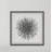 "Burst of Gray" by Julia Posokhova Abstract Watercolor Painting Print with Mounting Hardware -27953701