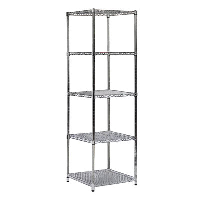 Étagère grillagée H 59 po x l 18 po x P 18 po