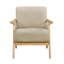1Pc Upholstered Accent Chair, Comfy Chair-1846554012