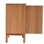 Meuble-lavabo moderne 30 po, lavabo en céramique, 45 degrés, attrait minimaliste rétro, meuble-lavabo naturel avec lavabo, conception à 45 degrés, optimisation de l'espace pour les meubles
