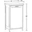 Armoire à panier à linge inclinable avec doublure lavable amovible, fabrication robuste en panneau de fibres à densité moyenne, tablette de rangement supérieure et conception murale pour le rangement organisé de la salle de lavage