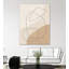 «Graphic Shapes A Lines Affiche» par Elena
