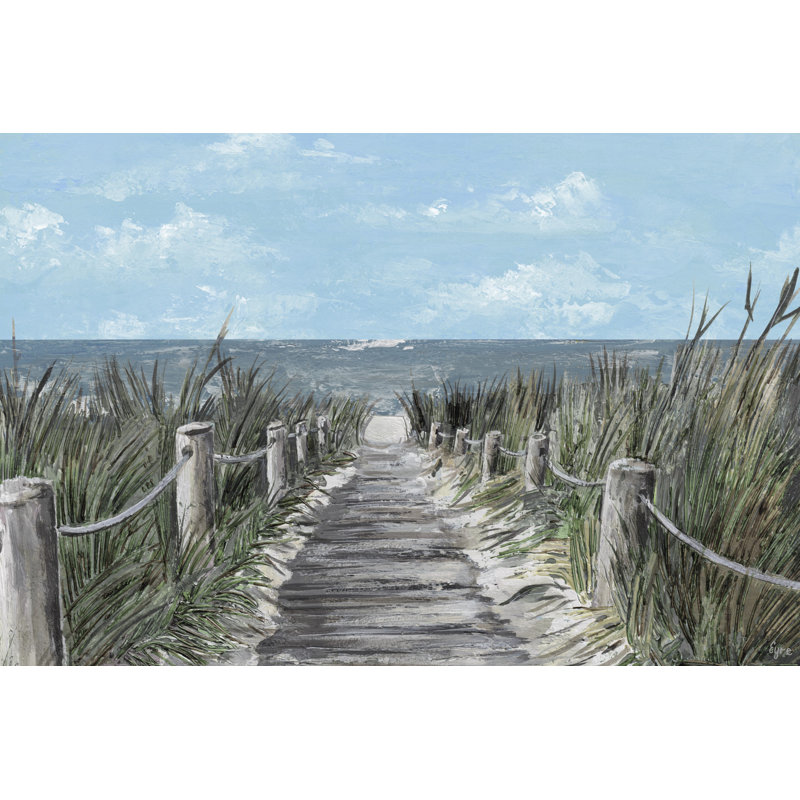 «My Favorite Path» par Eyre Tarney - peinture sur toile tendue, H 40 po x l 60 po x P 1,5 po