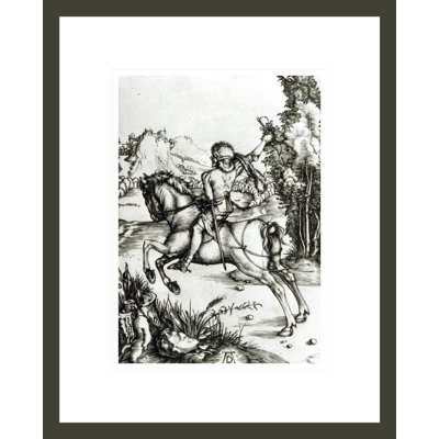 «The Small Courier» par Albrecht Dürer, impression giclée sur cadre