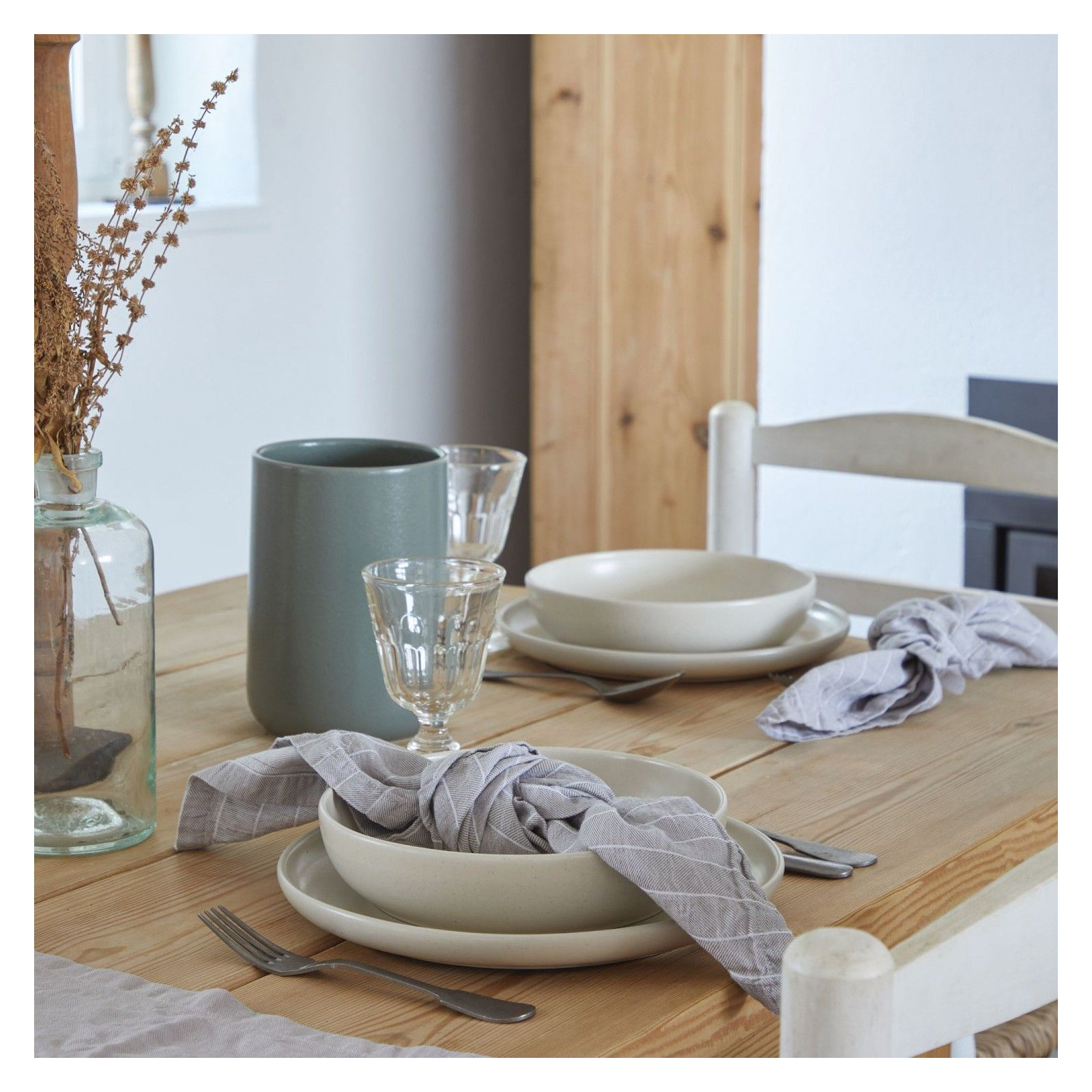 Casafina Pacifica Dinner Plate, Tan