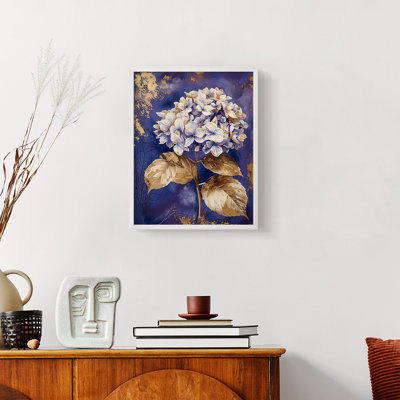 Série FLORAL CCXV - reproduction encadrée de qualité supérieure - prête à être accrochée - aucun clou requis