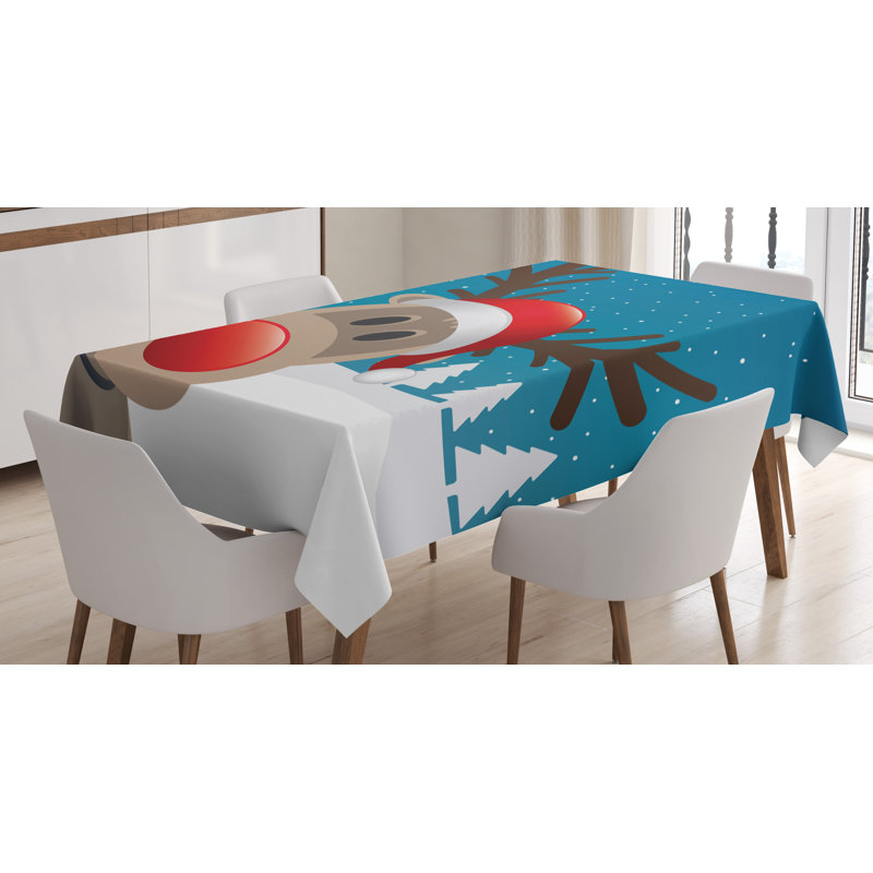 Ferranti Not Monochrome Tablecloth, Blue