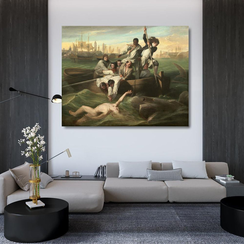 Brook Watson And The Shark, 36" H x 45" W