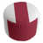 Blanc / rouge pourpre