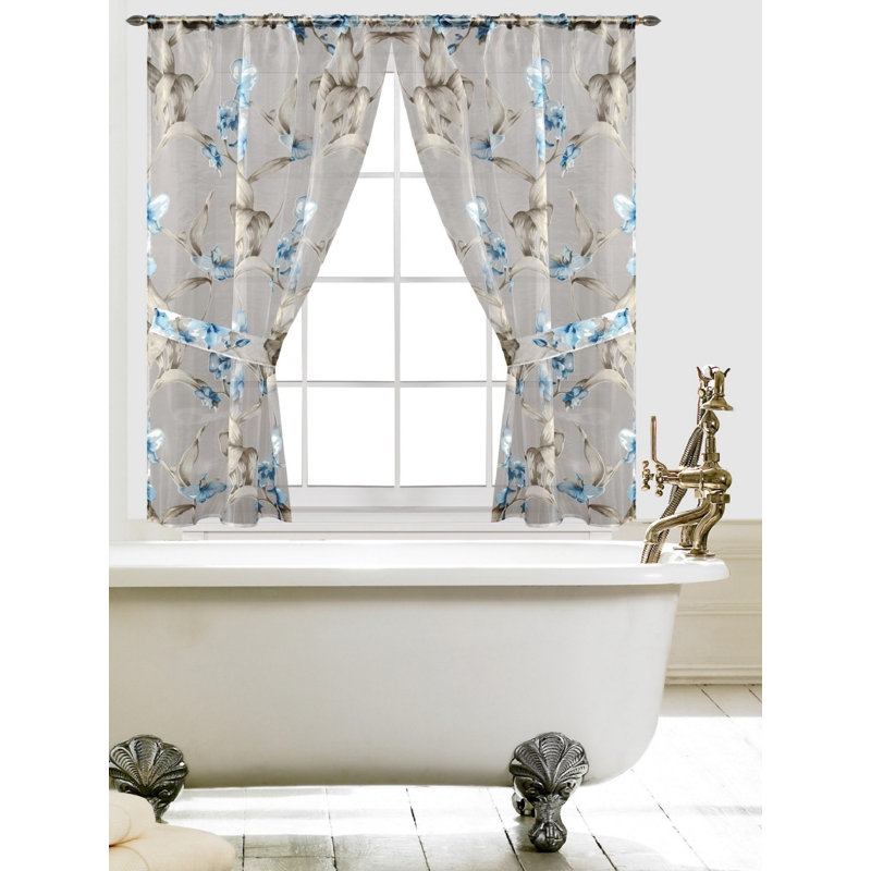 Janette Sheer Curtain Pair