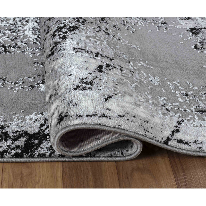 Galt Abstract Area Rug, Runner 60 x 220cm
