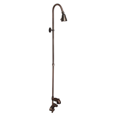 2 Handle Bathroom Clawfoot Tub Faucet with Diverter