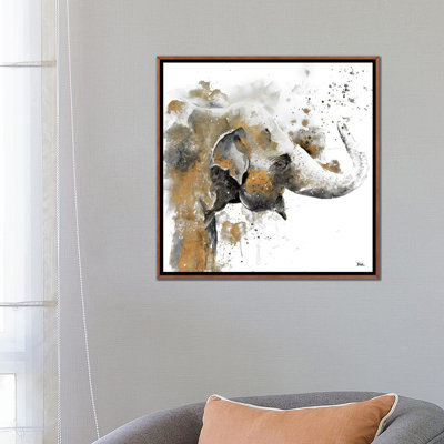 «Water Elephant with Gold» par Patricia Pinto - reproduction d'art