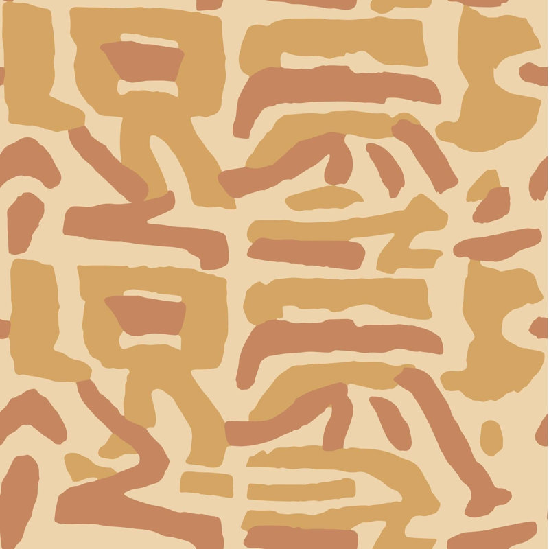 Papier peint Tribal Traditions, Non encollé, Pêche, Toile de ramie synthétique