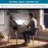 Futura Deluxe Drafting Table With Light Pad Support Bars & Drafting Height Leg Extensions, Silver / Blue Glass