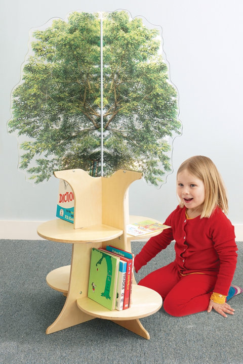 Nature View Tree Book shelf