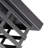 2-Lamp black dimmable iron ceiling light