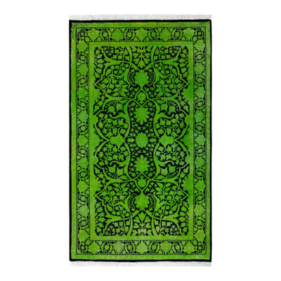 Tapis noué à la main Weirsky - One-of-a-Kind Weirsky - Vert