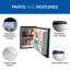 Koolatron Compact Fridge 1.76 Cu Ft (50L)