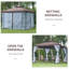 3m x 3m Metal Patio Gazebo