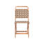 CALCIANO 2 - Person Acacia Wood Patio Dining Set with Square Table