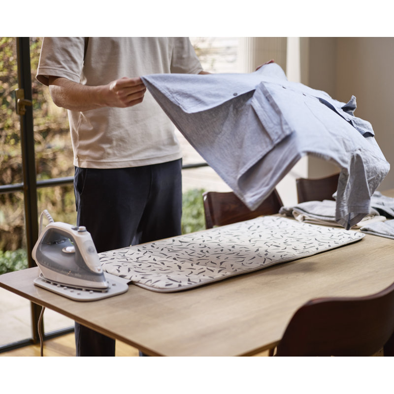 Joseph Joseph Swift Table-top Ironing and Steaming Mat with Iron Rest, Gray