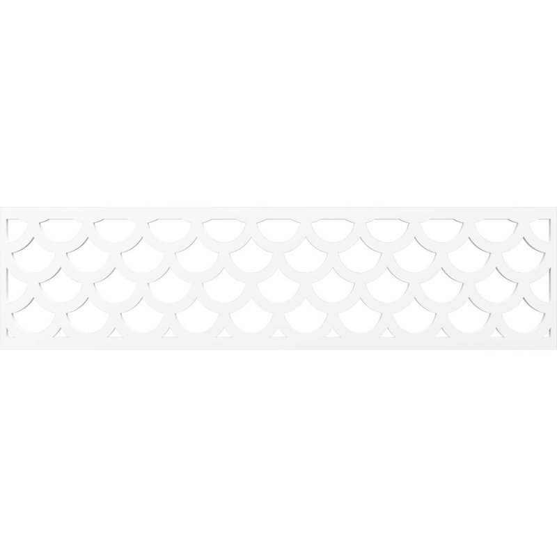 Moulure Hudson, H 12 po x l 47 po x P 0,38 po, PVC de qualité architecturale