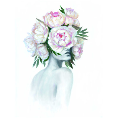 " Lady With Floral Head 1 "