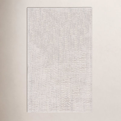 Silver Ivory Hand-Woven Rug