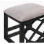Ensemble de bureau et tabouret 3 pièces Bureau à roulettes avec roulettes, 2 ports de chargement-110644221