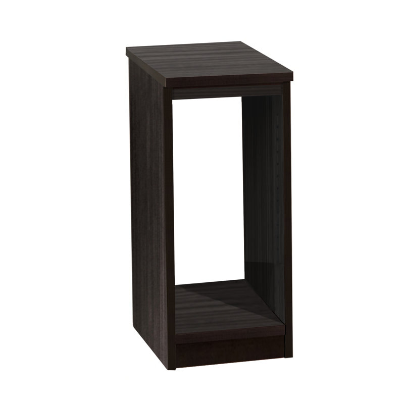 Octavius 72.8cm H x 30cm W Laptop/Tablet Storage Cart, Black Havana