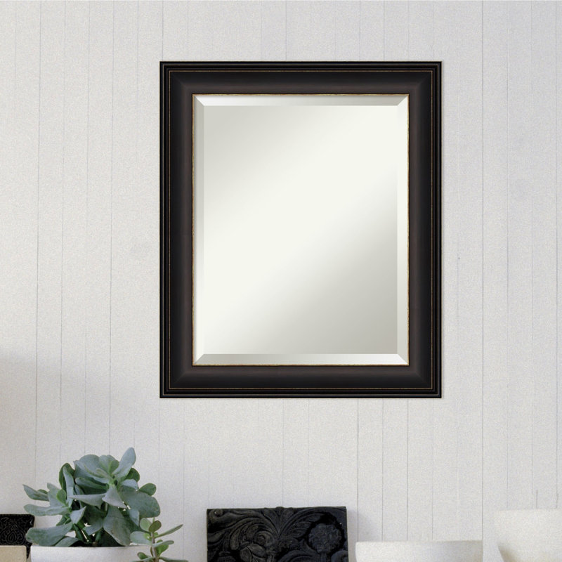 Reshard Wall Mirror, Oil Rubbed Bronze, 25" x 21"