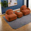 Causeuse modulaire en tissu Cloud-Soft