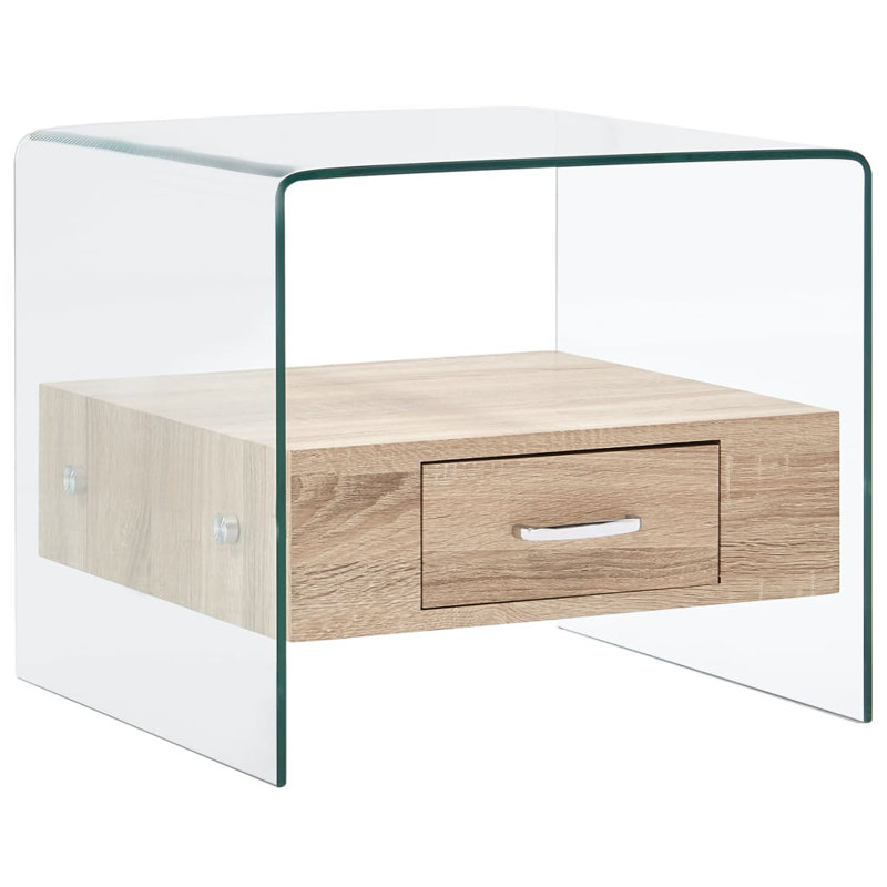 Panek Side Table with Storage