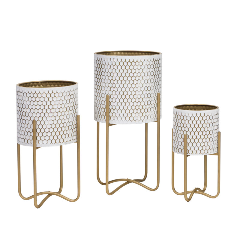 Ensemble de 3 pots à fleurs Cindylou
