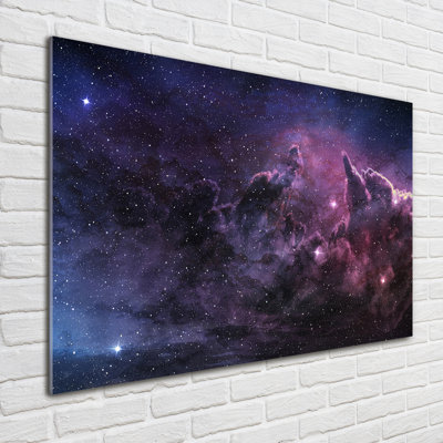 Nebula - No Frame Print on Glass