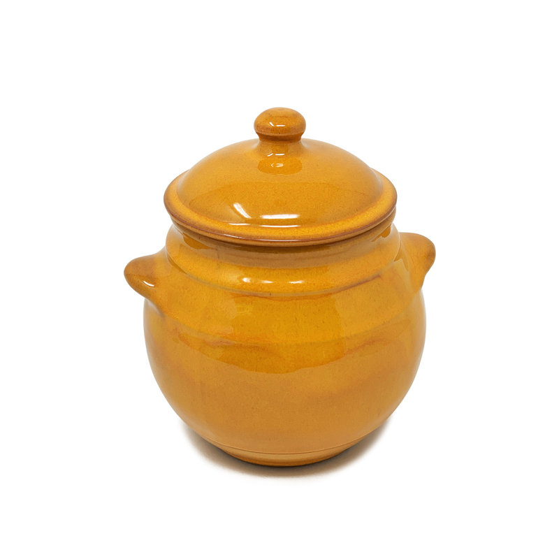 Ceramic / Porcelain Jar, Orange